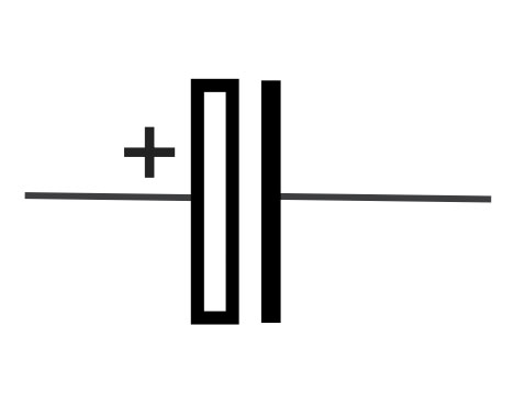 capacitor schematic symbol